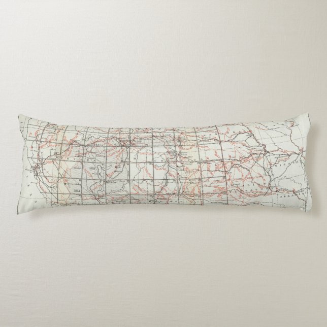 Skeleton Map Body Pillow (Front)