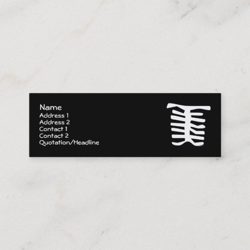 Customizable Skeleton Business Card Templates