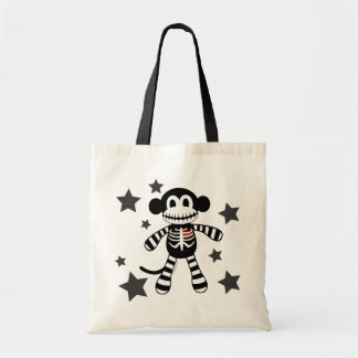 Skeleton Monkey Tote