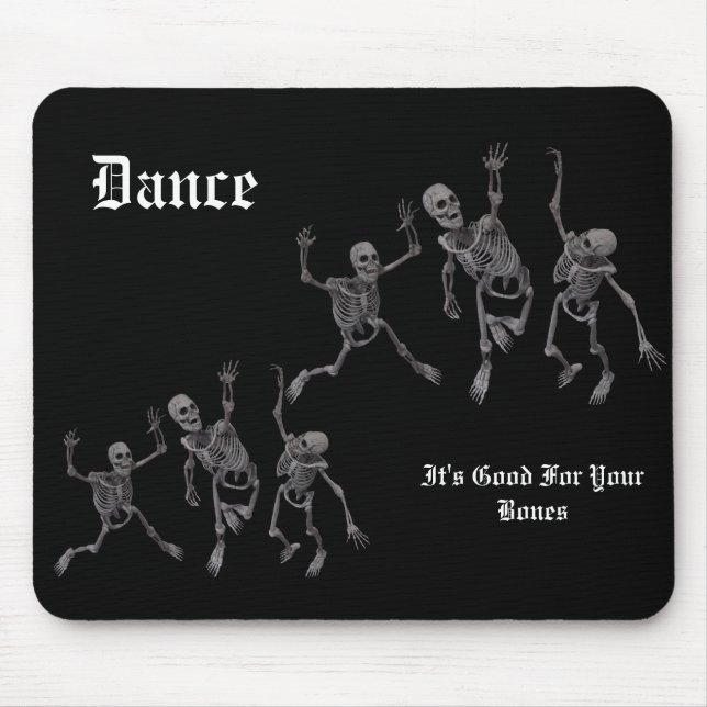 Skeleton Mouse Pad (Front)