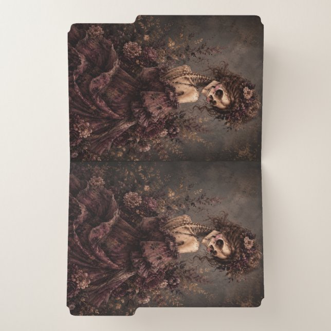 Skeleton Office Folder (Inside Right)
