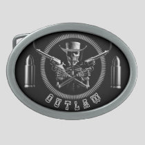 Skeleton Outlaw Belt Buckles