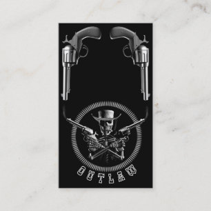 Skeleton Outlaw Business Card