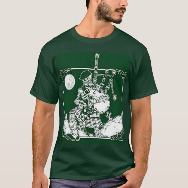 Skeleton Piper T-Shirt (Front)