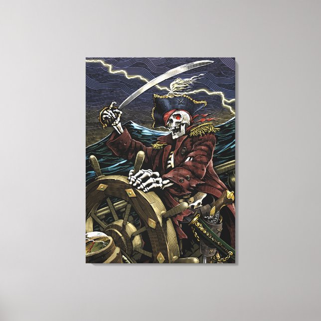 Skeleton Pirate Canvas (Front)