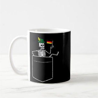 Skeleton pocket german bavarian men women kids coffee mug