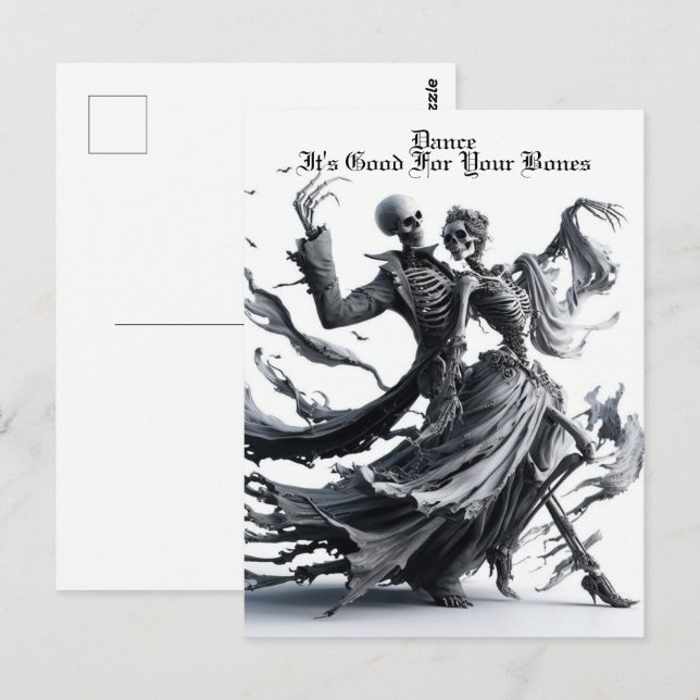 Skeleton Postcard (Front/Back)