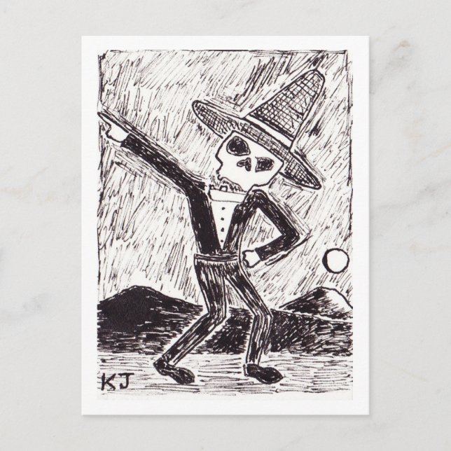Skeleton postcards (Front)