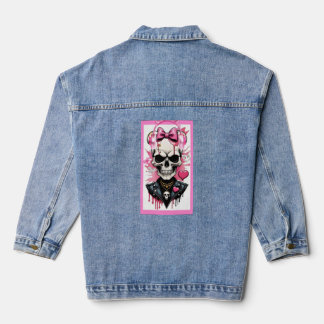 Skeleton print jacket