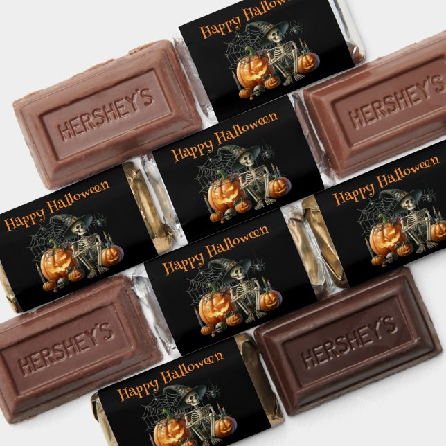 Skeleton Pumpkins Halloween Hershey's Miniatures (Assorted)