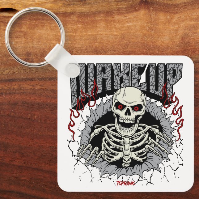 Skeleton Resurgence Poster Keychain (Front)