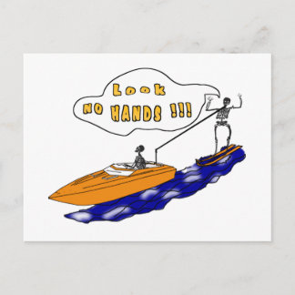 Skeleton Ride Postcard