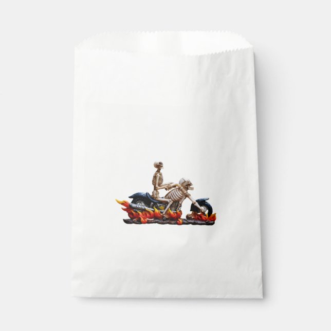Skeleton Rider Favor Bag (Front)