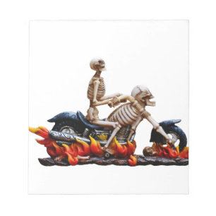 Skeleton Rider Notepad