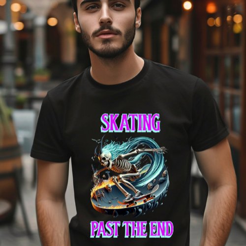 Skeleton Riding In Hell T_Shirt