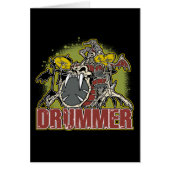 Skeleton Rock Drummer (Front)