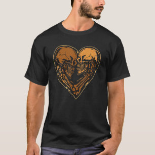 Skeleton Rock Hand Black History Month BLM Melanin T-Shirt
