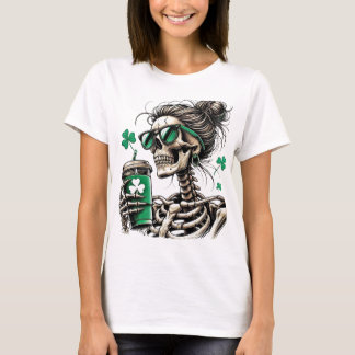 Skeleton Shamrock Sipper Shirt