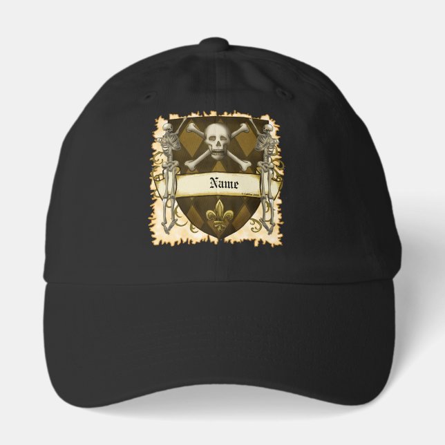 Skeleton Shield  hat (Front)