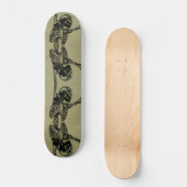 Skeleton skateboard! skateboard deck | Zazzle