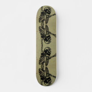 Skeleton skateboard! skateboard deck