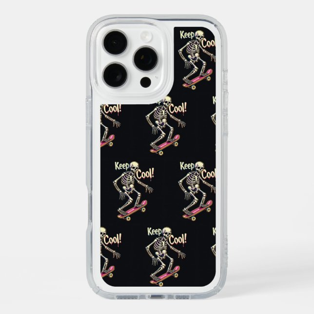  Skeleton Sledding Adventure Phone Case (Front)