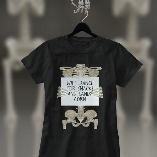 Skeleton Slogan Halloween Matching Costume T_Shirt