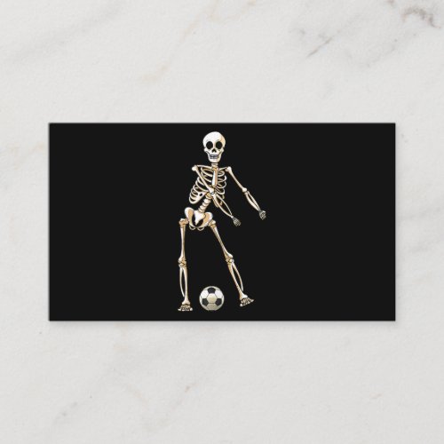 Skeleton Soccer Halloween Flossing Dance Cosplay Enclosure Card