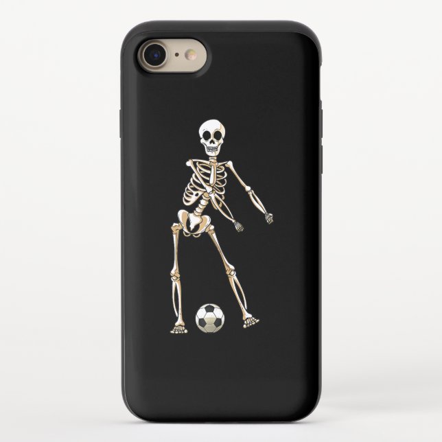 Skeleton Soccer Halloween Flossing Dance Cosplay Uncommon iPhone Case (Back)