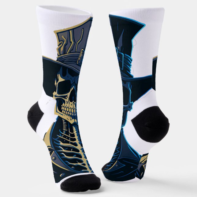 Skeleton socs socks (Angled)