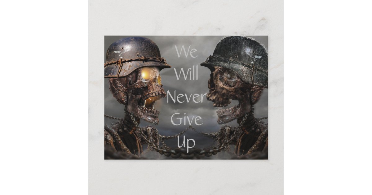 Skeleton Soldiers Postcard | Zazzle