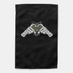 Skeleton Spider Heart Garden Flag