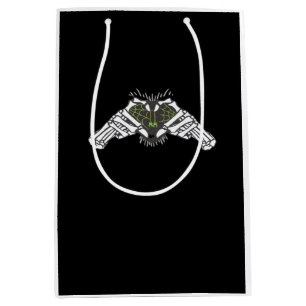 Skeleton Spider Heart Medium Gift Bag