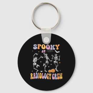 Skeleton Spooky Radiology Crew X-ray Tech Hallowee Keychain
