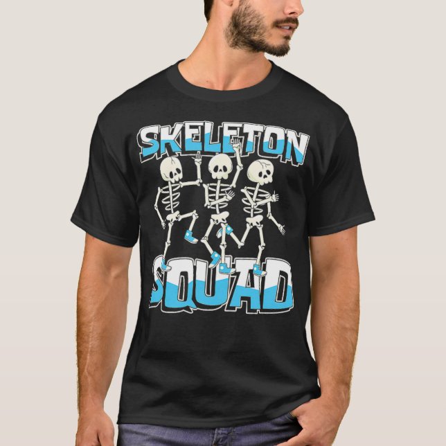 Skeleton squad for a Radiologist w animal humour - T-Shirt (Front)
