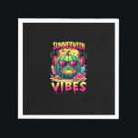 Skeleton Summer Summerween Vibes Watermelon Jack-O Napkins<br><div class="desc">Skeleton Summer Summerween Vibes Watermelon Jack-O-Lantern</div>
