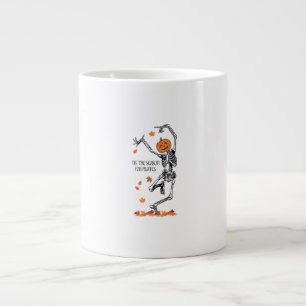 Skeleton Tis The Season For Pilates Meditation Hal Giant Coffee Mug