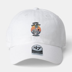 Skeleton Toilet Dad 47 Brand Hat