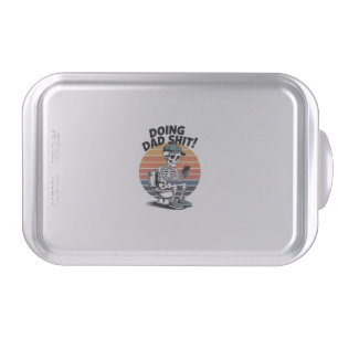 Skeleton Toilet Dad Cake Pan