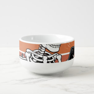 Skeleton Toilet Dad Soup Mug