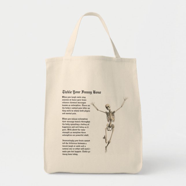 Skeleton  tote bag (Front)