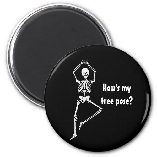 Skeleton Tree Pose _ Yoga Magnet