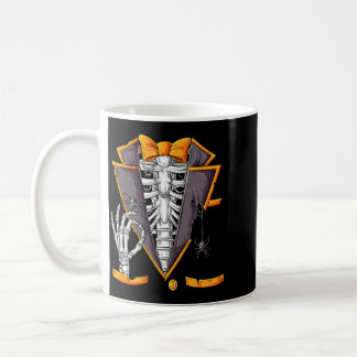 Skeleton Tuxedo Rib Cage Halloween Costume Boys Coffee Mug