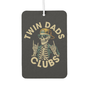 Skeleton Twin Dads Club Air Freshener