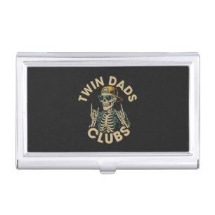 Skeleton Twin Dads Club Business Card Case