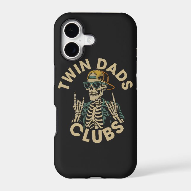  Skeleton Twin Dads Club Case-Mate iPhone Case (Back)