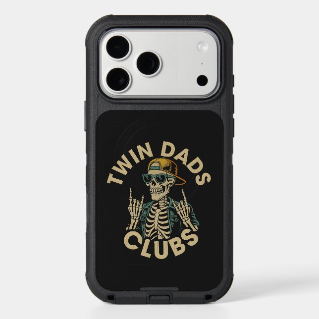  Skeleton Twin Dads Club Otterbox iPhone Case (Back)