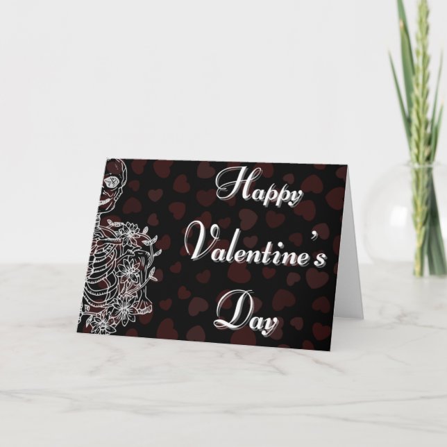 Skeleton Valentine Card (Front)