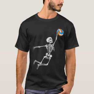 Skeleton Volleyball Halloween Costume Boys Teens G T-Shirt
