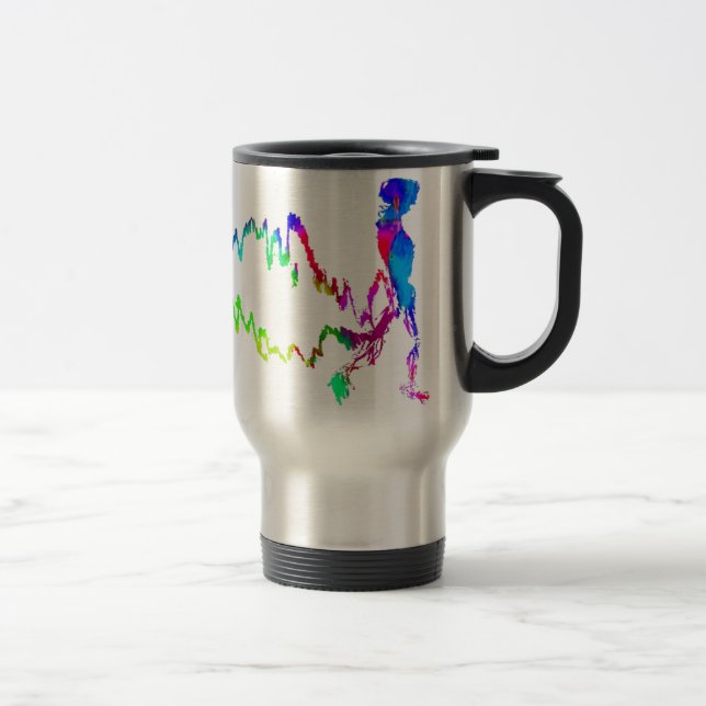 Skeleton Walk Travel Mug (Right)